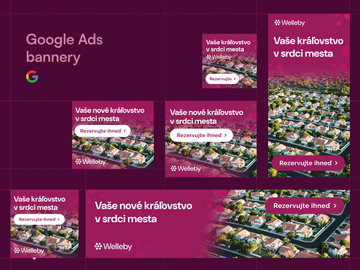 google ads banners for a developer company